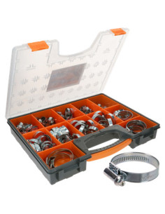 Assortiment van 97 Slangklem van Aanspannen Verzinkt...