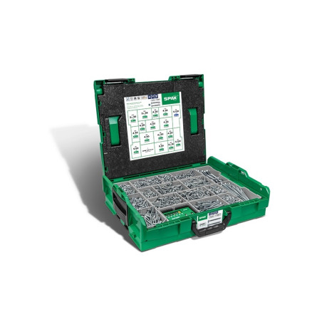 1 x Assortiment van 2446 SPAX gefreesde kop T+STAR+ WIROX