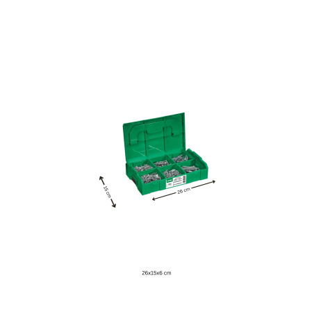 1 x Assortiment van 703 SPAX gefreesde kop T-STAR+ WIROX