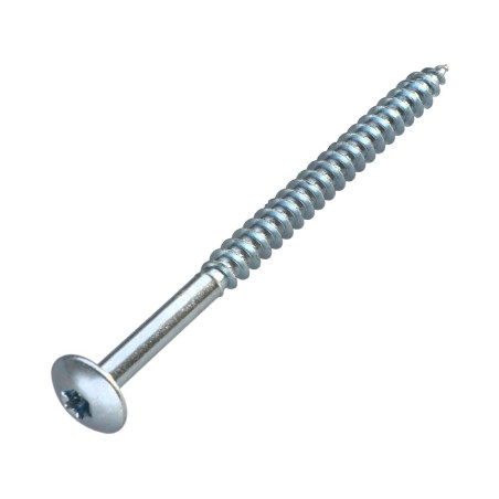 1 x Schroeven scharnier 7X100 bedraad op 70 TORX T30 Zing cr3 96 hbs roest vrij rood anti-splijtpunt type 17 cut