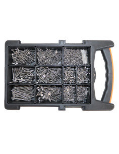 Assortiment van 1200 TEKOR houtschroeven gefreesde kop... 2