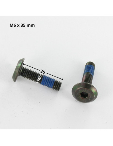 1 x Metalen schroeven plat sleutel van 4 M6X35...