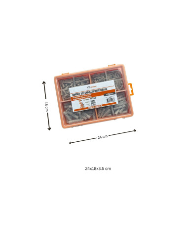 1 x Assortiment van 325 Plug UNIVERSEEL