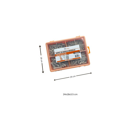 1 x Assortiment van 325 Plug UNIVERSEEL
