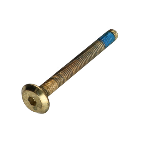 1 x Metalen schroeven plat sleutel van 4 M6X60 Remdraad Messing staal