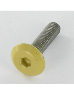 Metalen schroeven plat sleutel van 4 M6X25 Wit verzinkt...
