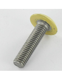 Metalen schroeven plat sleutel van 4 M6X25 Wit verzinkt... 2
