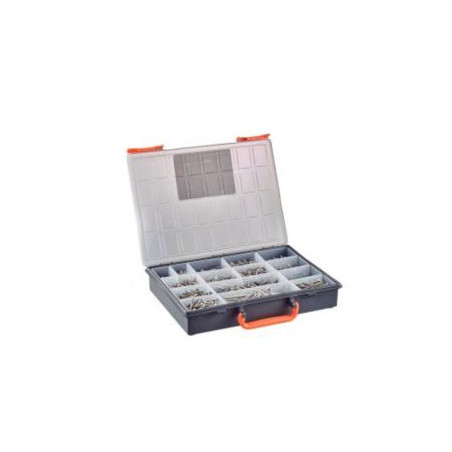 1 x Assortiment van 1664 Agglo houtschroeven gefreesde kop Pozi + Bit A4 RVS