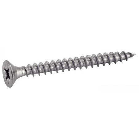 1 x Assortiment van 1664 Agglo houtschroeven gefreesde kop Pozi + Bit A4 RVS