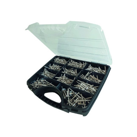 1 x Assortiment van 500 Klinknagel GORIVET RVS A2 DEGOMETAL