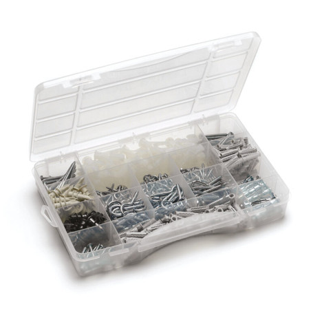 1 x Assortiment van 455 Schroeven en Plug gipsplaten