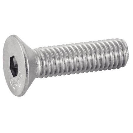 1 x Assortiment van 1240 Metalen schroeven FHC verzonken kop met zeskant print A4 RVS