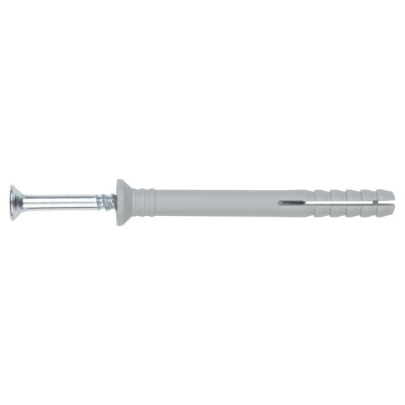 1 x Emmer met 750 Plug om op te slaan met Schroeven 5X30 Wit verzinkt staal