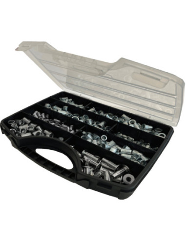 1 x Assortiment van 500 Blindklinkmoer Staal...