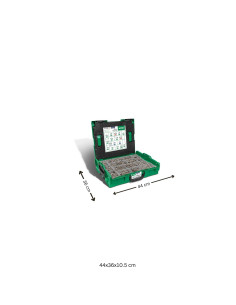 Assortiment van 1070 SPAX gefreesde kop T-STAR MEER RVS A2 2