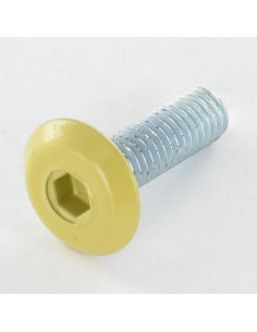 Metalen schroeven plat sleutel van 4 M6X20 Wit verzinkt...