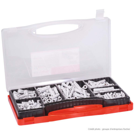 1 x Assortiment van 290 Plug universeel Fischer UX bedraad op SX