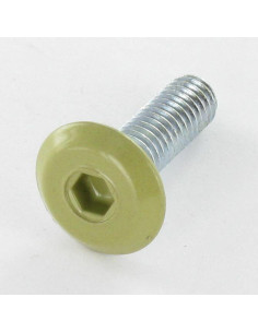 Metalen schroeven plat sleutel van 4 M6X20 Wit verzinkt...