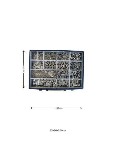 1 x Assortiment van 1760 Sluitring /...