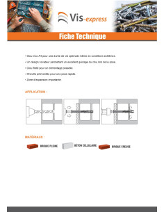 Slagpluggen Nylon 6X40 met schroeven gefreesde kop A4 RVS 2
