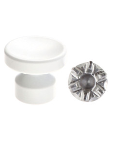 Kapstok decoratief Aluminium wit met bevestiging voor...