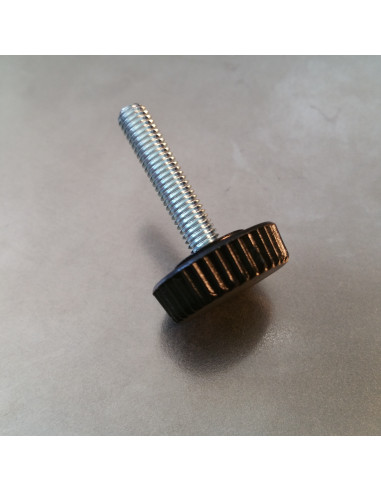 1 x Uiteinde Aanspannen zwart nylon M4X16...