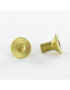 Metalen schroeven Messing sleutel van 2.5 FHC verzonken...