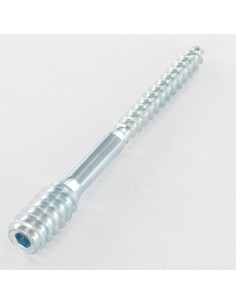 Vensterafstelschroef 6X80 bedraad op 40/21 Wit verzinkt...