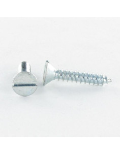 Metaalplaatschroef gefreesde kop split 3,9 x 9,5 Wit...