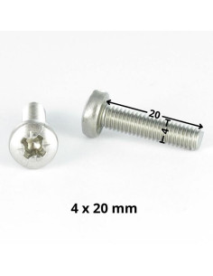 Metalen schroeven bolvormige kopschroef Pozi PZ7 M4X20... 2