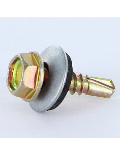 Zelfborende schroef zeskantkop TH 4.8X19 Afdichtingsring...