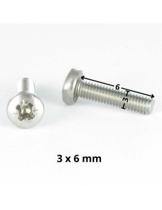 Metalen schroeven bolvormige kopschroef Pozi PZ6 M3X6 Wit... 2