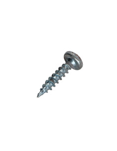 Agglo houtschroeven ronde kop Pozi PZ7 4X20 Wit verzinkt... 2