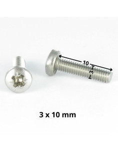 Metalen schroeven bolvormige kopschroef Pozi PZ6 M3X10... 2