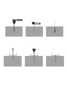 Betonschroeven kop bollig TORX TORX T30 6X60 Wit verzinkt... 2