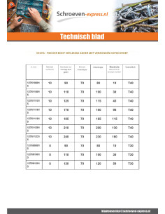 Plug VERLENGD BOND en Schroeven gefreesde kop Wit... 2