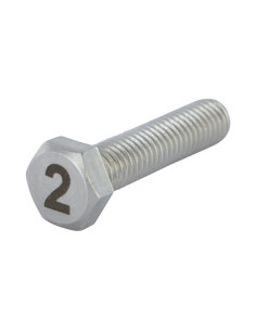 Metalen schroeven zeskantboutenTH 8X35 A4 RVS Graveren...