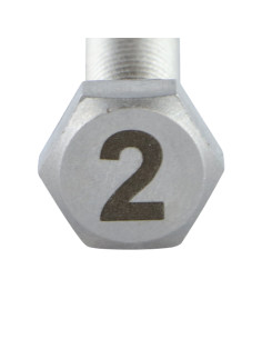 Metalen schroeven zeskantboutenTH 8X35 A4 RVS Graveren... 2