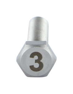 Metalen schroeven zeskantboutenTH 8X35 A4 RVS Graveren... 2