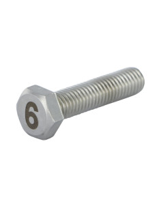 Metalen schroeven zeskantboutenTH 8X35 A4 RVS Graveren...