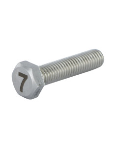 Metalen schroeven zeskantboutenTH 8X35 A4 RVS Graveren...