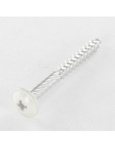 Schroeven bloemig brede ronde kop Pozi PZ8 6X45 Aluminium...