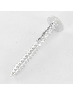 Schroeven bloemig brede ronde kop Pozi PZ8 6X45 Aluminium... 2
