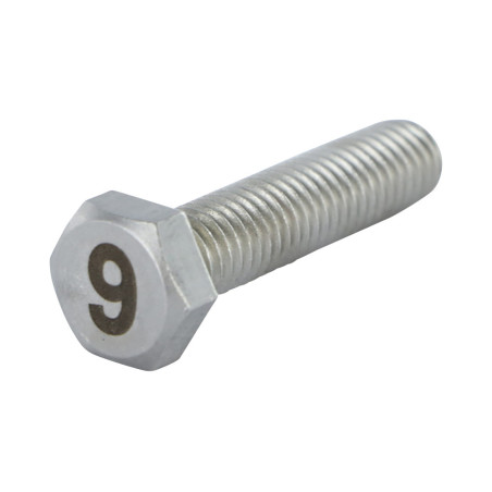 1 x Metalen schroeven zeskantboutenTH 8X35 A4 RVS Graveren FIGUUR 9
