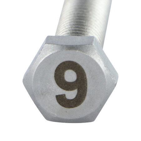 1 x Metalen schroeven zeskantboutenTH 8X35 A4 RVS Graveren FIGUUR 9