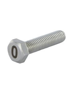 Metalen schroeven zeskantboutenTH 8X35 A4 RVS Graveren...