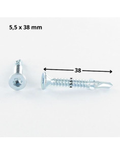 Zelfborende schroef gefreesde kop TORX T25 5.5X38... 2