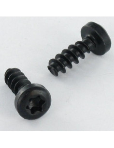 PVC-schroeven cilindrische kop TORX T10 3X10 Zwart...