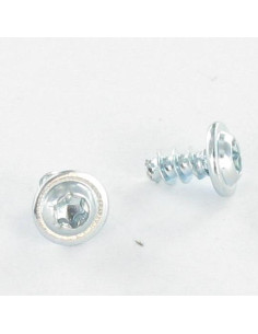 PVC-schroeven Bolkop breed rond TORX T8 2,5X5 Wit...