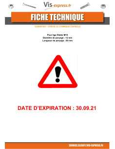 Chemische plug capsule M10 2